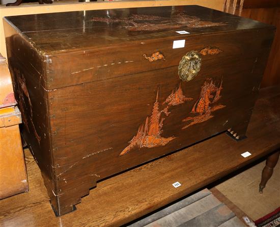 Chinese camphorwood chest